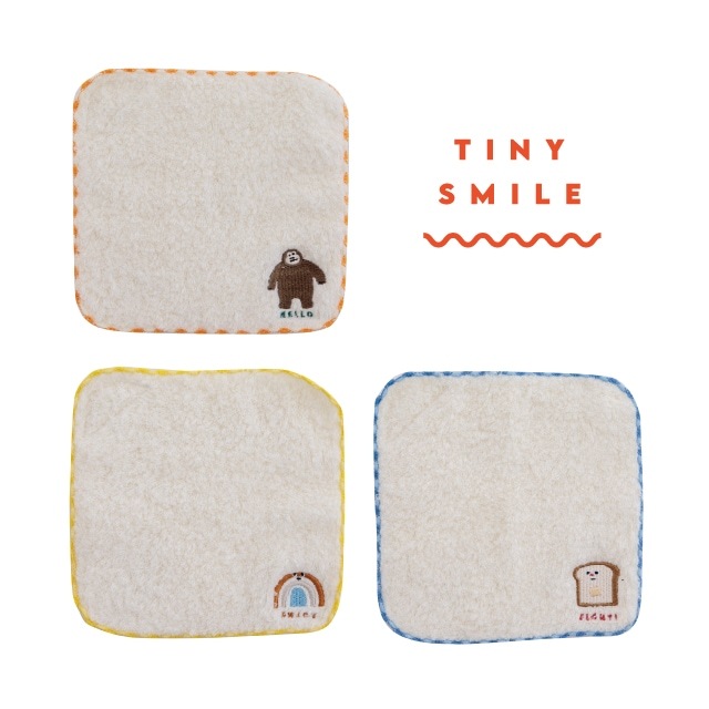 【完売】ミニタオル Tiny Smile タイニースマイル