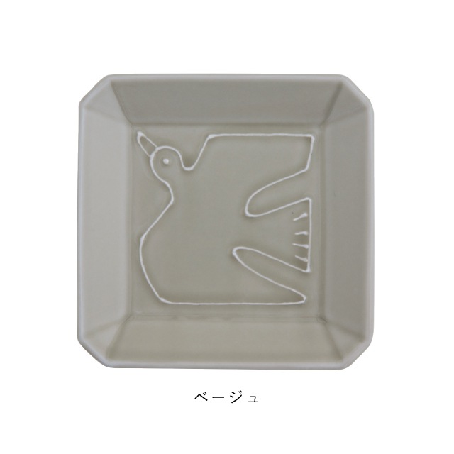 【完売】角小皿 Cotoriro コトリロ
