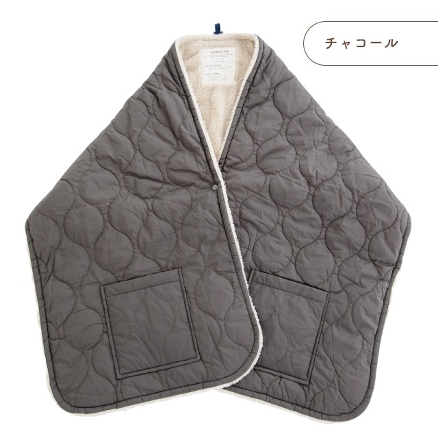 【完売】ポケット付きショール Coudre クードル