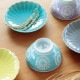 【完売】小皿 菊三彩 きくさんさい