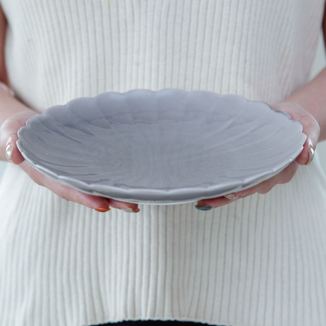 【完売】大皿 菊三彩 きくさんさい