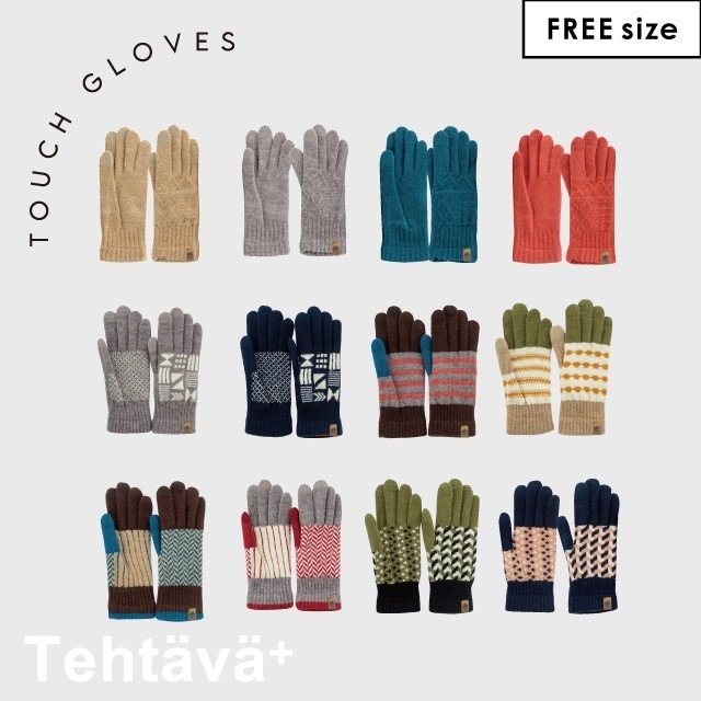 【完売】タッチグローブ Tehtava+ テスタバ 2023年秋冬