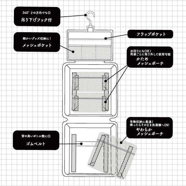 【完売】吊り下げポーチ Couture Journey クチュールジャーニー