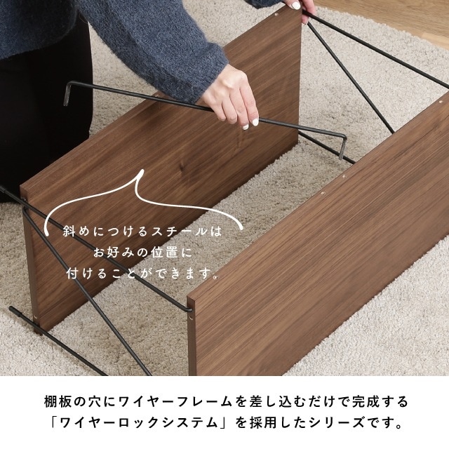 EZBO(イジボ)ワイヤーラック2段 60幅