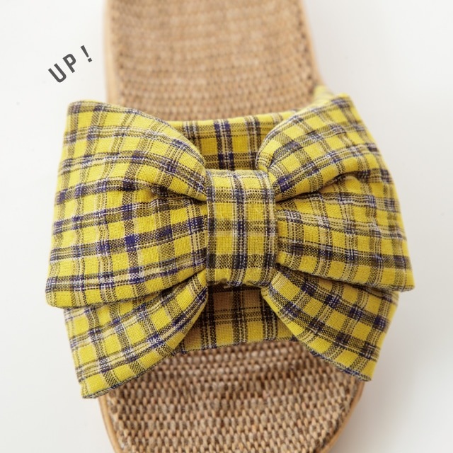 スリッパM In Out Ribbon インアウトリボン