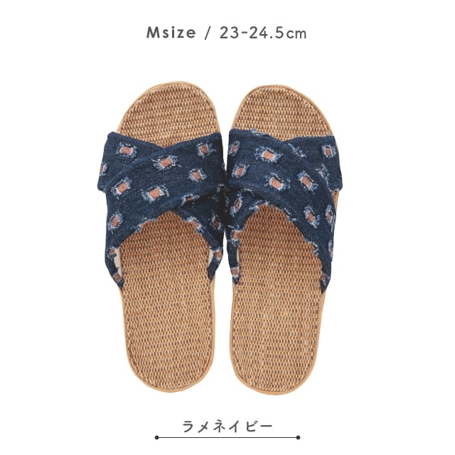 スリッパM In Out Denim インアウトデニム
