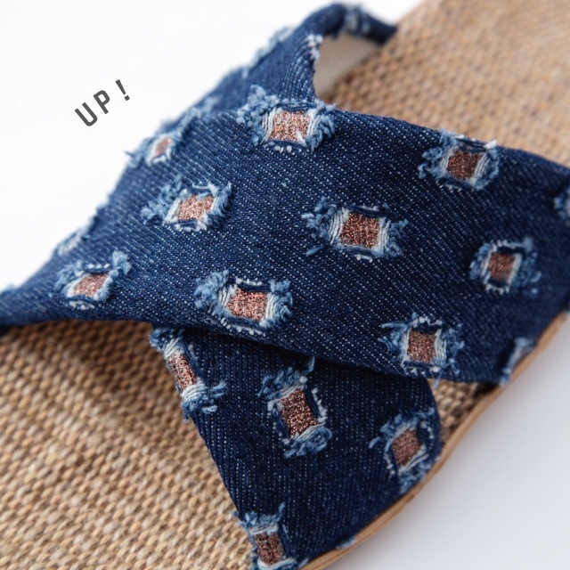 スリッパM In Out Denim インアウトデニム