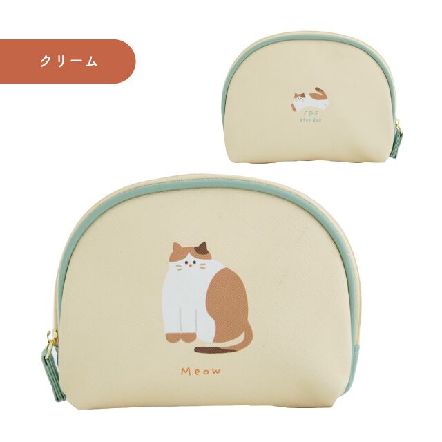 【完売】シェルポーチ Chubby Cat チャビーキャット