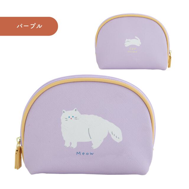 【完売】シェルポーチ Chubby Cat チャビーキャット