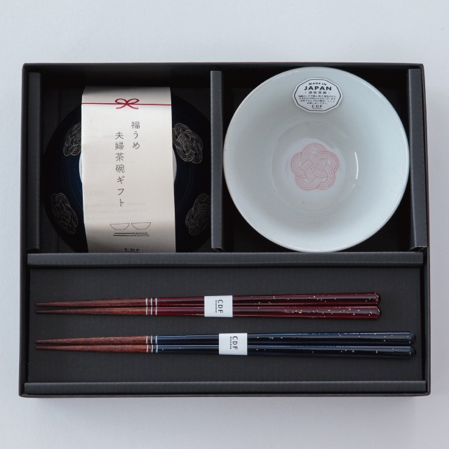 福うめ夫婦茶碗ギフトセット