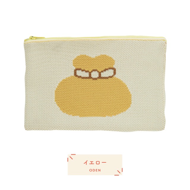 フラットポーチ YUMMY KNIT ヤミーニット