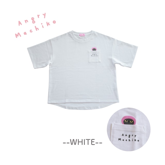 マチコさんポケットTシャツ アングリーマチコ Angry Machiko 真知子