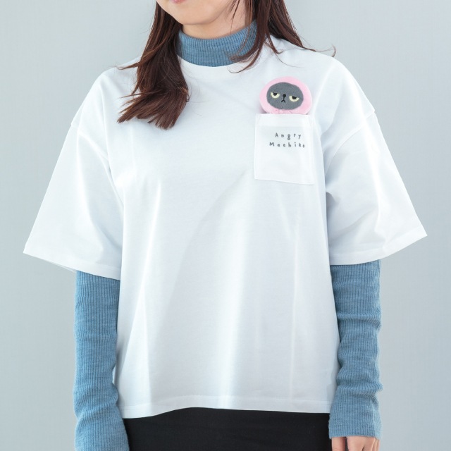 マチコさんポケットTシャツ アングリーマチコ Angry Machiko 真知子