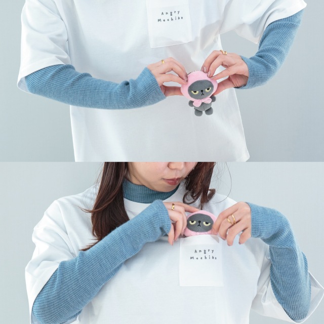 【有料ギフトラッピング対応商品】キーホルダー アングリーマチコ Angry Machiko 真知子