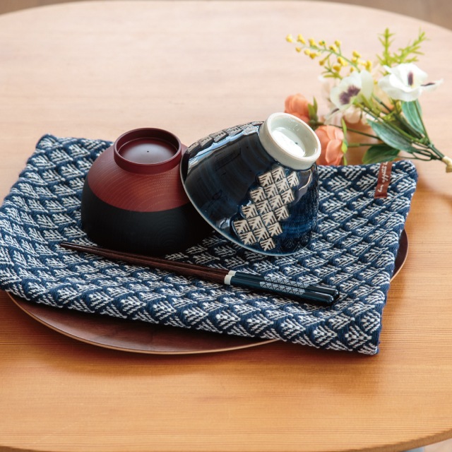 【完売】こぎん 一人暮らし食器セット ネイビー