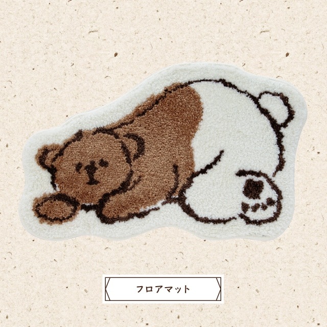 フロアマット 醤油くま