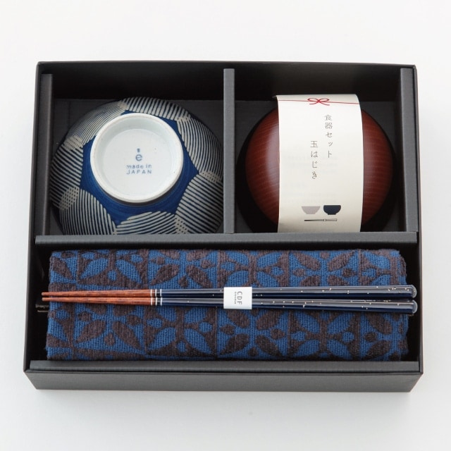 徳仙和食器まとめてセット１０セット　５１点 玉はじき 一人暮らし食器セット ネイビー | ストアおすすめ商品
