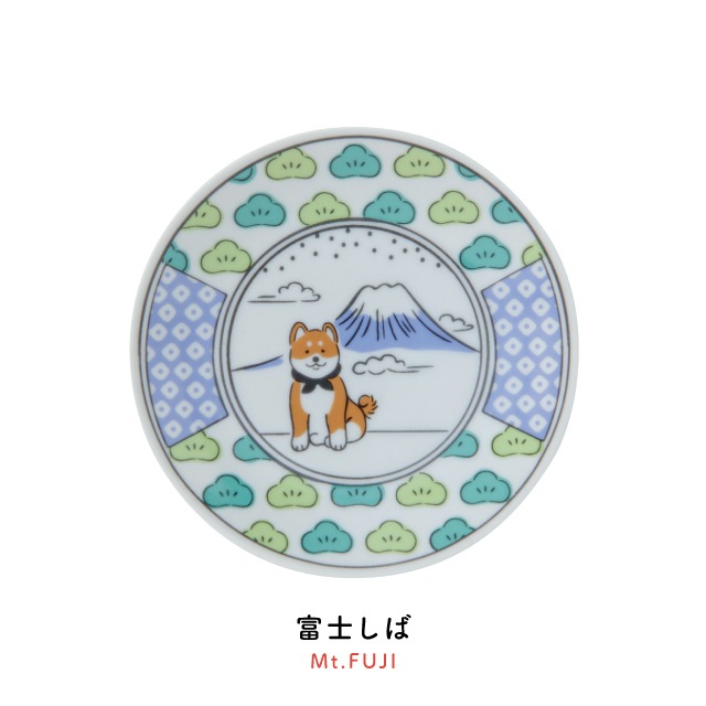 豆皿 しば文様