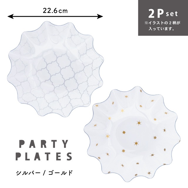 ボウル 2枚セット Party パルティ