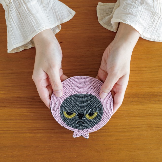 【有料ギフトラッピング対応商品】ビーズコースター アングリーマチコ Angry Machiko 真知子