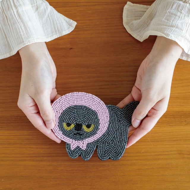 【有料ギフトラッピング対応商品】ビーズコースター アングリーマチコ Angry Machiko 真知子