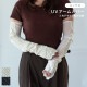 UVアームカバー ロング 三角デザイン指先刺繍