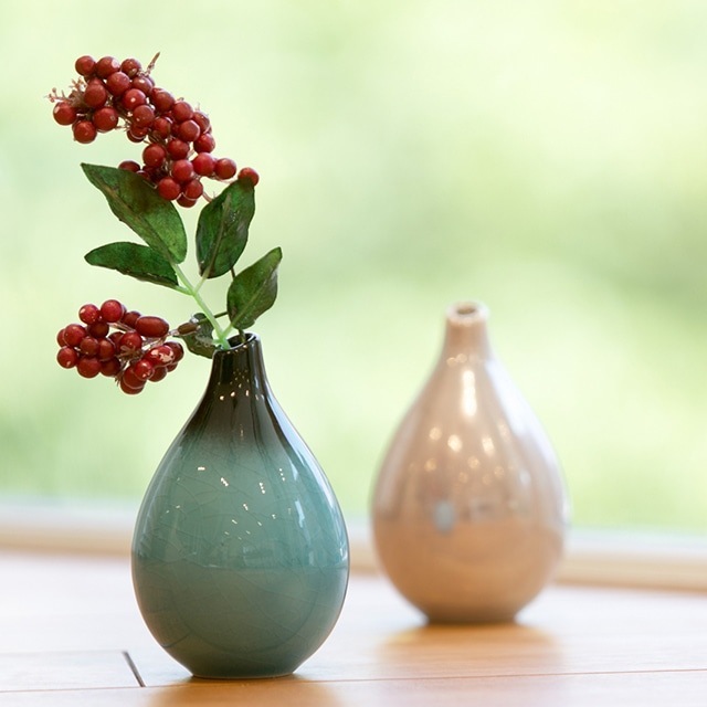 【完売】一輪挿し 雫型 麗花 れいか