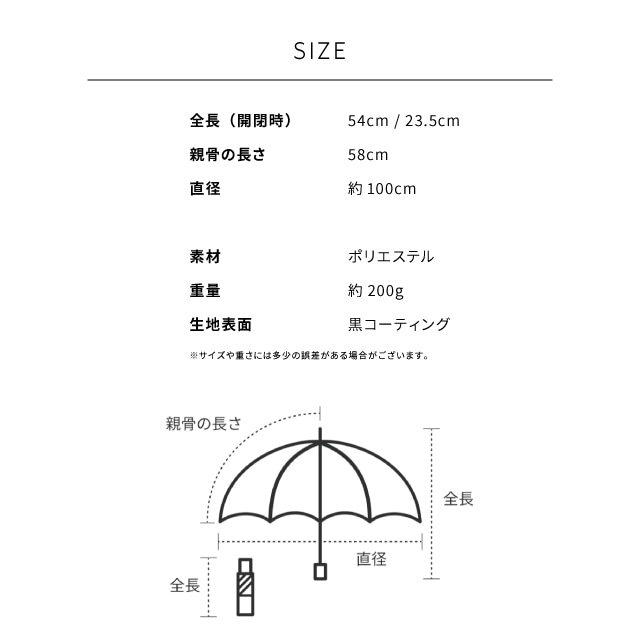 晴雨兼用日傘 切継
