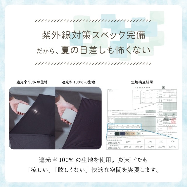 晴雨兼用日傘 デニムパイピング