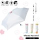 晴雨兼用日傘 お花パラソル無地