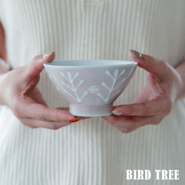 単品茶碗 Bird tree バードツリー