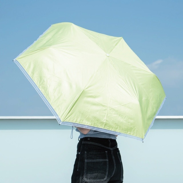 晴雨兼用日傘 オーガンジーテープ