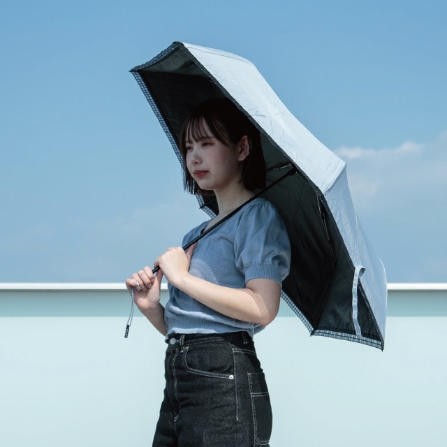 晴雨兼用日傘 オーガンジーテープ