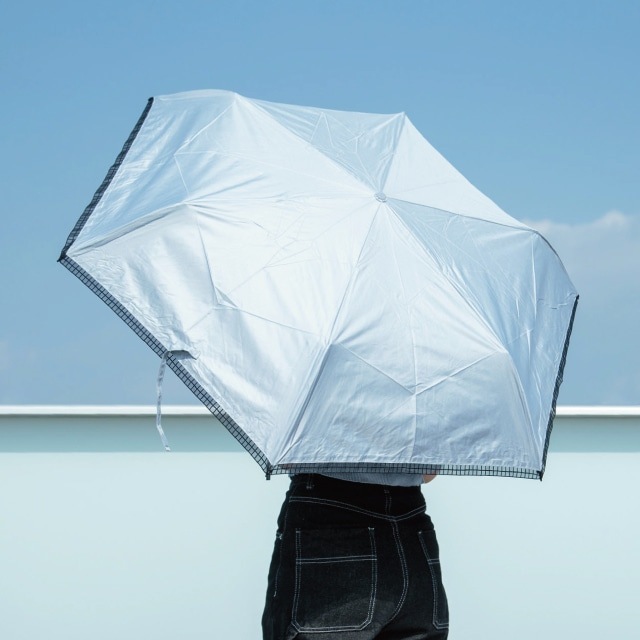 晴雨兼用日傘 オーガンジーテープ