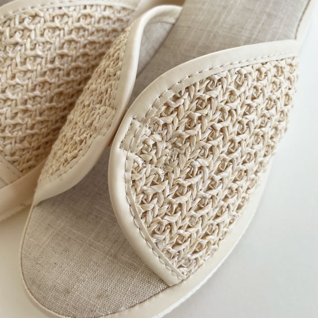 【完売】ヒールスリッパ Jute Soleil ジュートソレイユ