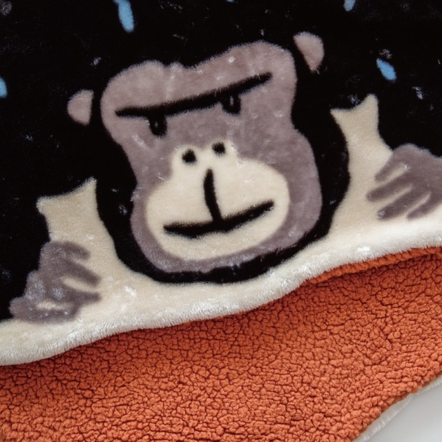 【有料ギフトラッピング対応商品】ダイカットブランケット Momonga モモンガ