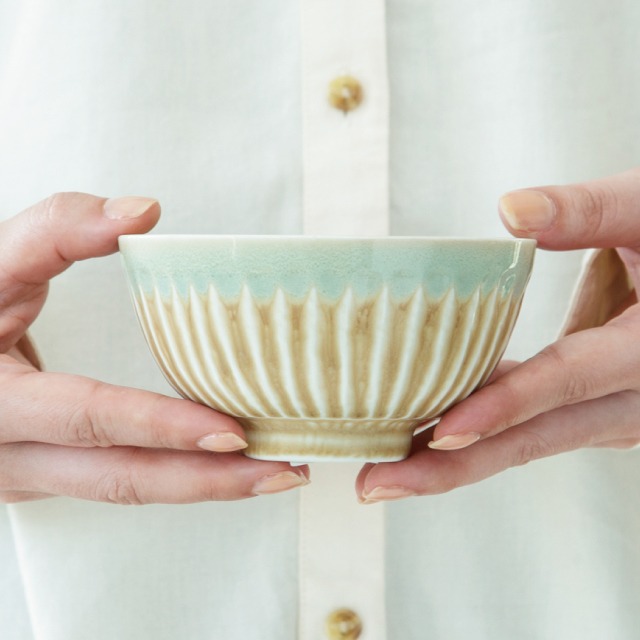 ペア茶碗セット 結しのぎ