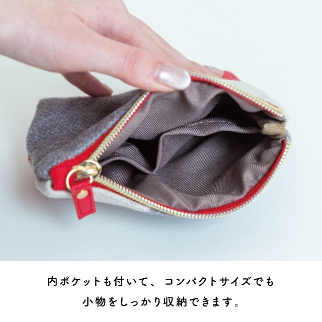 【完売】船形ポーチ Tehtava+ テスタバ 2023年秋冬