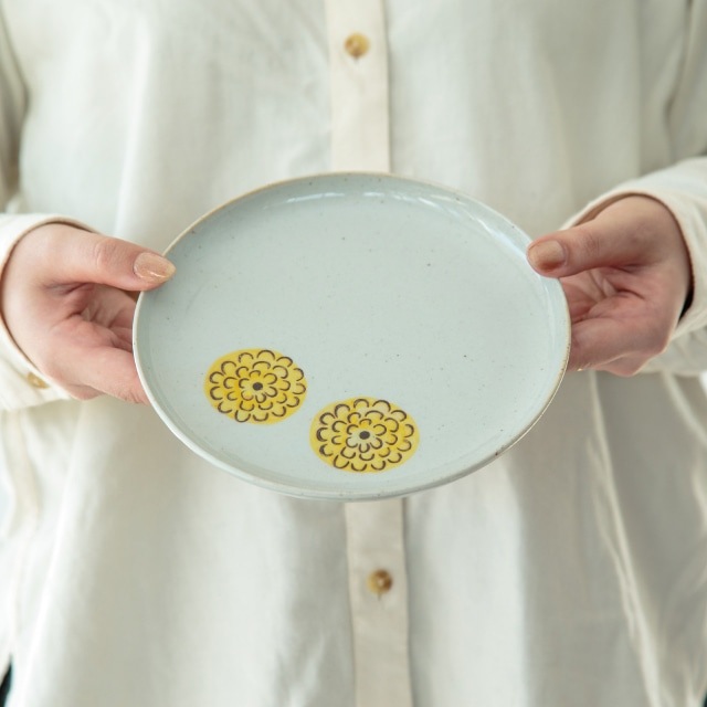 プレート Pon Pon Dahlia ポンポンダリア