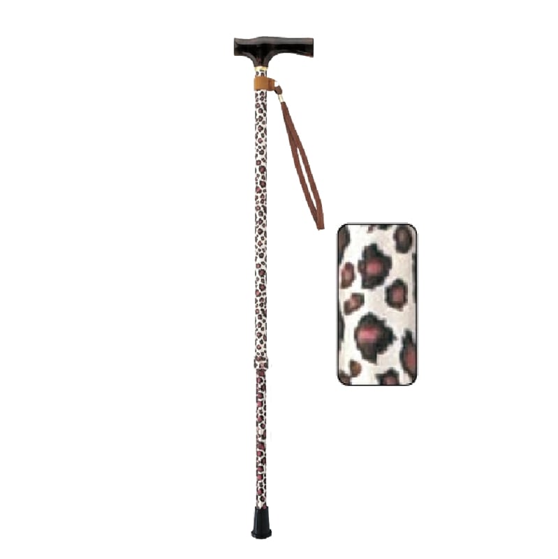 ささえ 2段伸縮ステッキ 雨にも負けず アニマル柄 ｜ 杖・ステッキ
