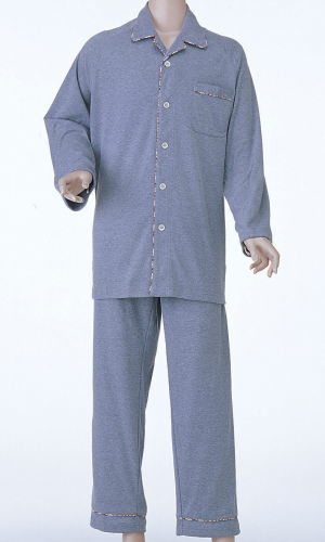 【母の日クーポン対象】【超売れ筋】楽らくパジャマ紳士用 - スムース -