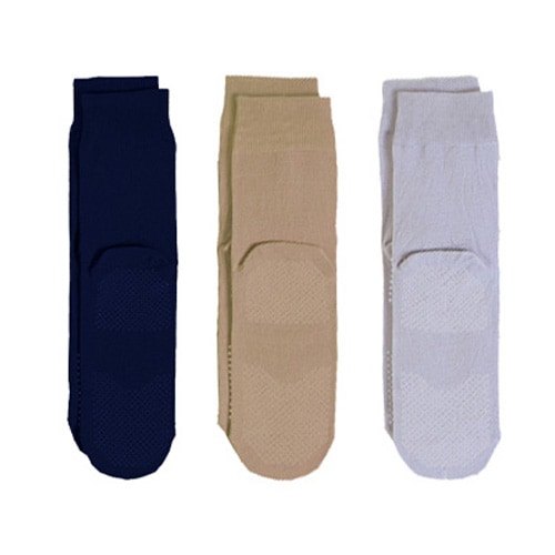 ゴムなしすべり止めソックス 春夏用（綿混） 紳士用
