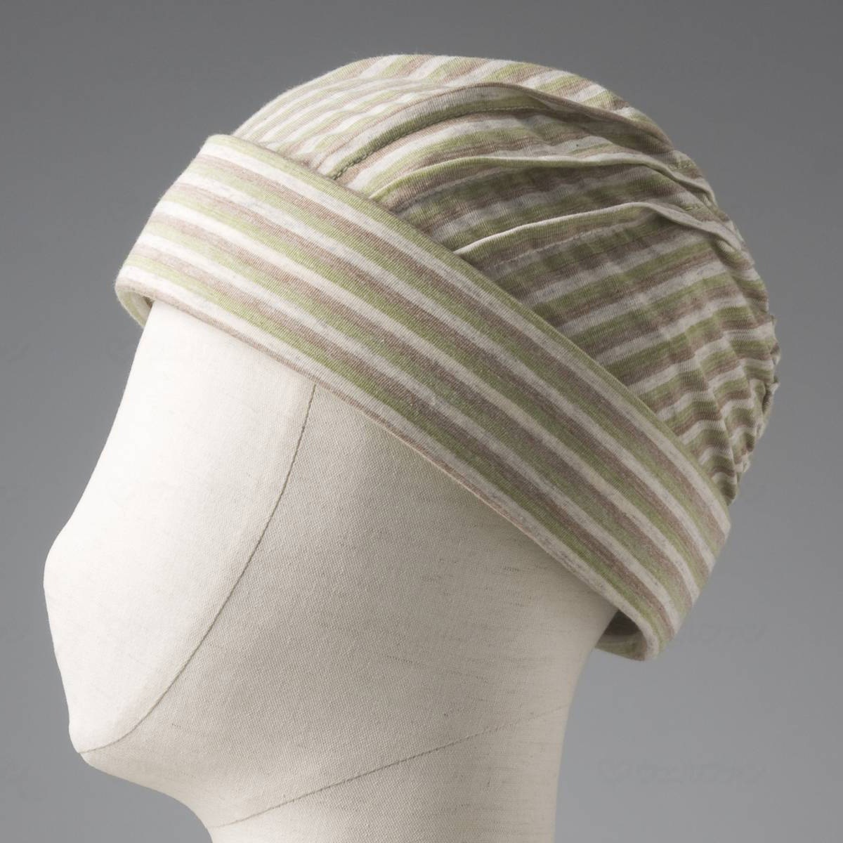 abonet HOME ピンタック Ｎ ストライプグリーン 56-58