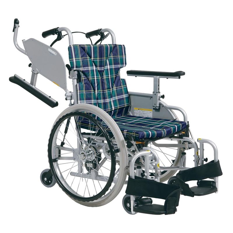 低床型介助用六輪車いす 低床こまわりくん16 ノーパンクタイヤ