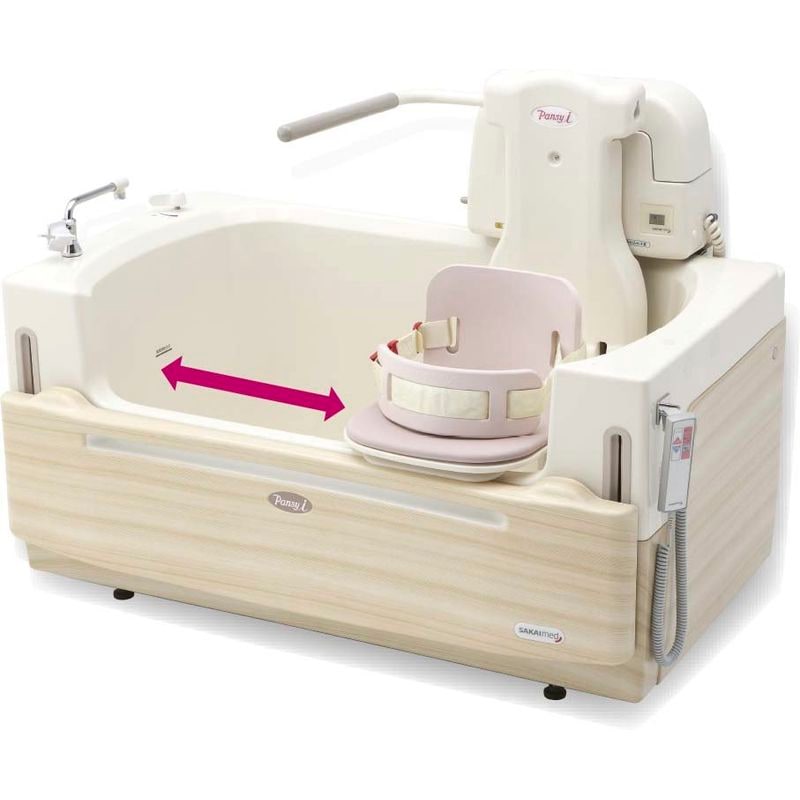 【送料別途見積】パーソナルケア浴槽　パンジーｉ　スタンダードセット　ＤＣ仕様ひのき柄　ＰＮＳ－３１０Ｈ