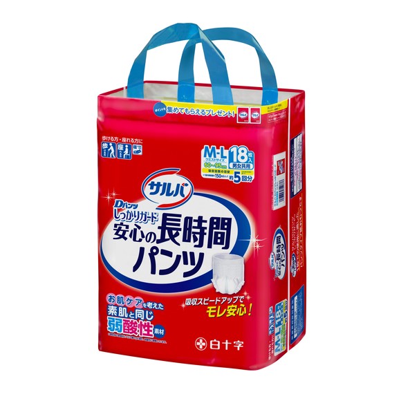 【新品】大人用サルバDパンツしっかりガード長時間パンツサイズM-L 20枚×5個 Amazon | サルバ 【お試しパック】 Dパンツ しっかりガード長