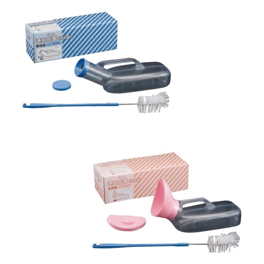 Ｓ．Ａ．塩ビ透明尿器（ブラシ付）