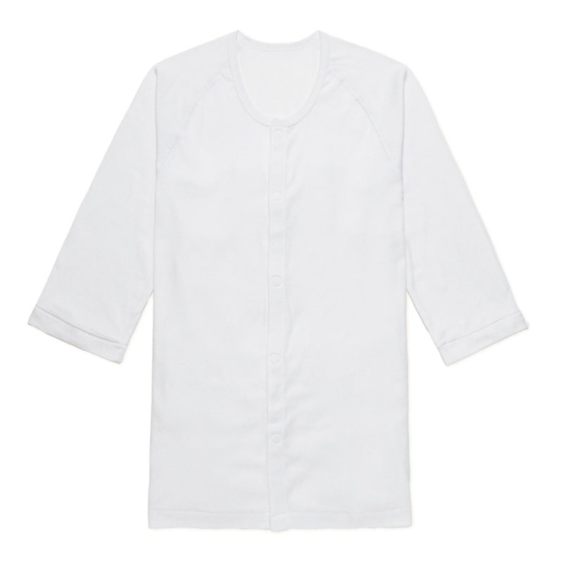 らくらく前開き肌着紳士 七分袖