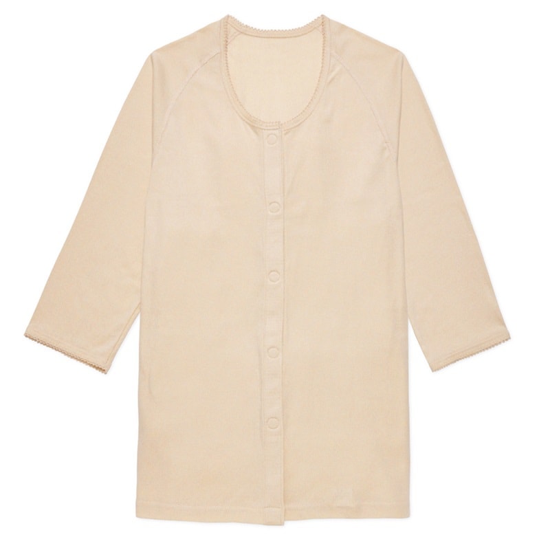 らくらく前開き肌着婦人 七分袖