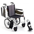 【受注生産品】介助式車椅子 JTN-4[ジターン-4] 背折れ式・介助ブレーキ付・ノーパンクタイヤ仕様